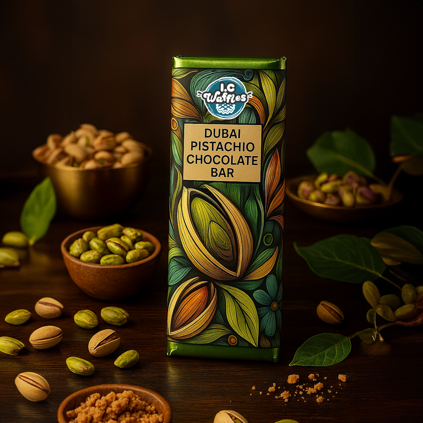 Crunchy Dubai Pistachio Cream Chocolate Bar Standard
