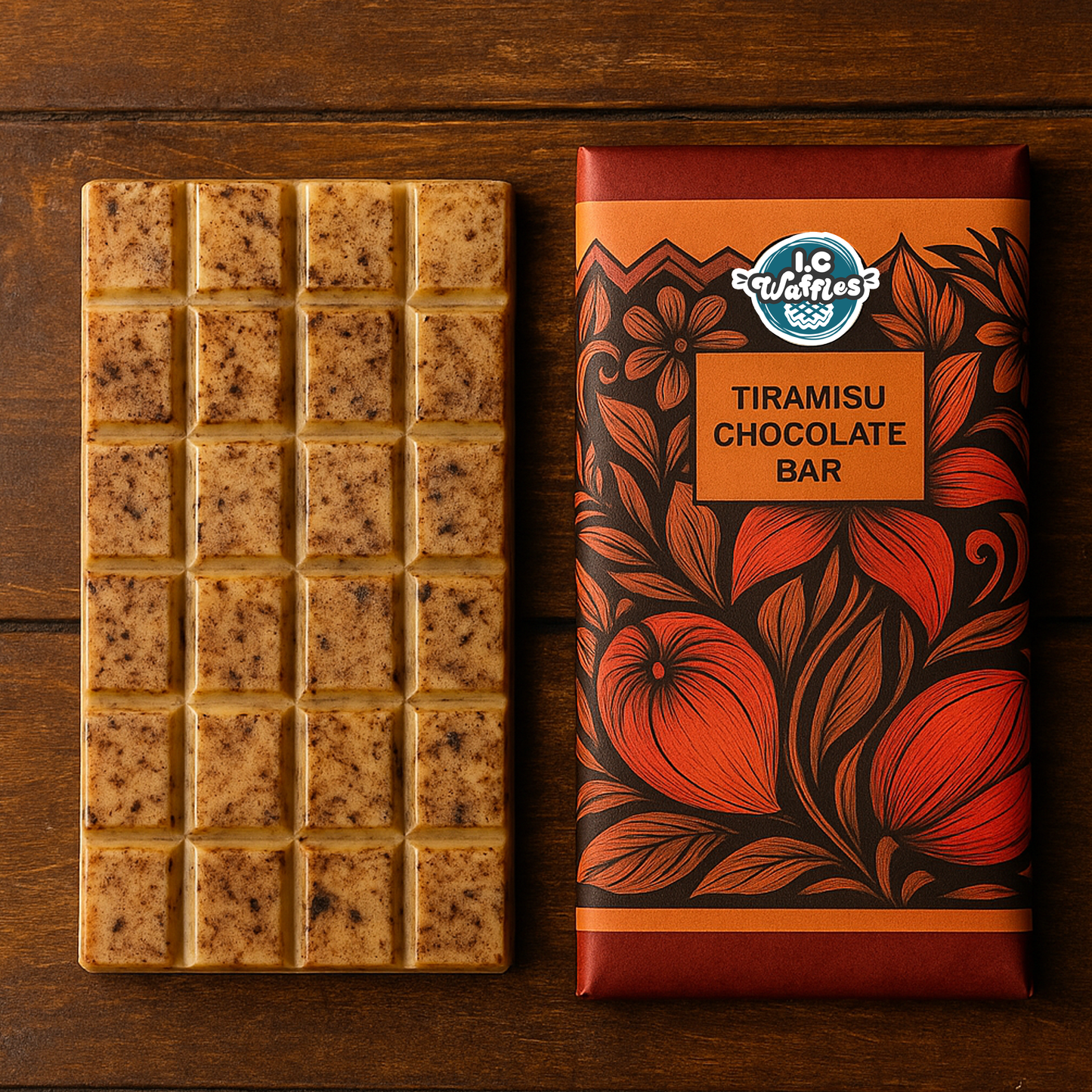 Tiramisu Chocolate Bar Large