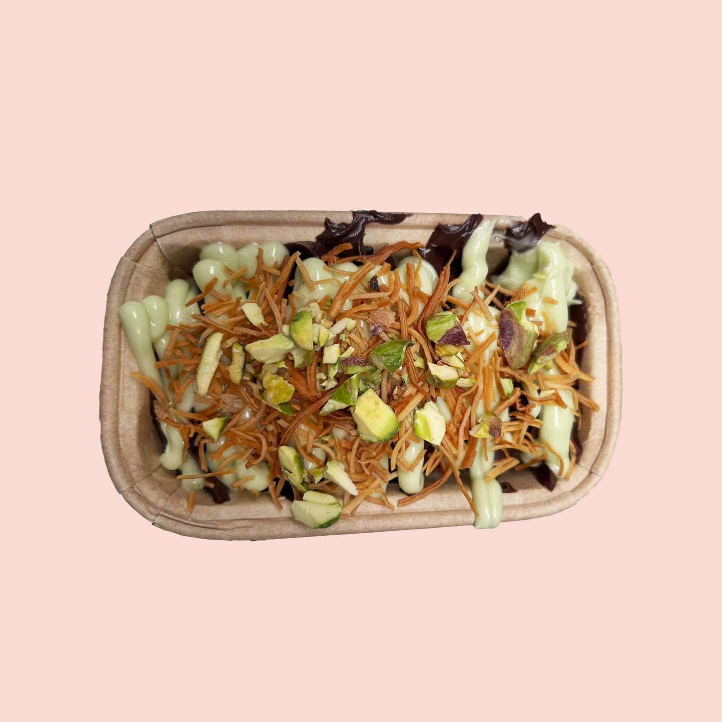 Dubai Pistachio Brownie Boat