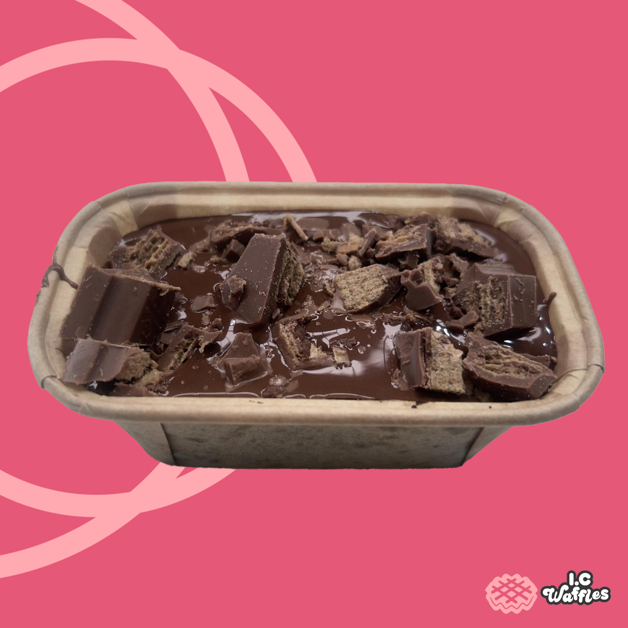 KitKat Brownie Boat I.C Waffles Tauranga New Zealand
