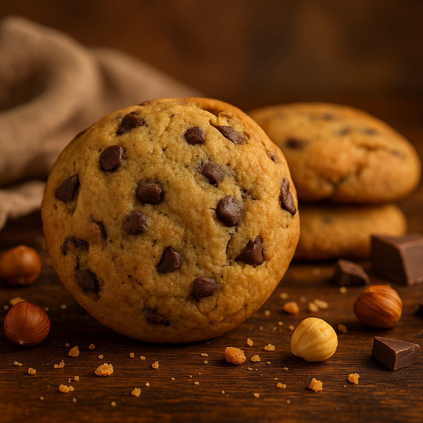 Nutella Chunky Cookies
