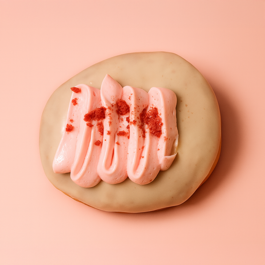 Raspberry White Chocolate Donut