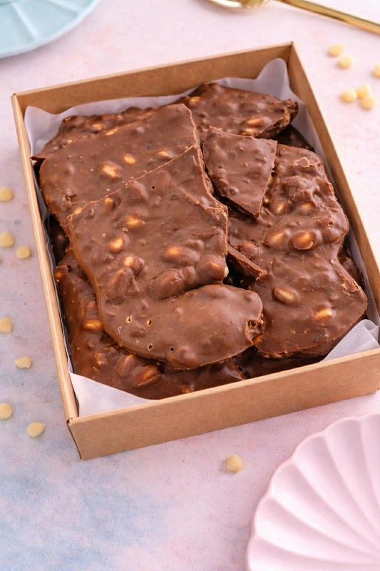 Peanut Brittle Milk Chocolate Bark