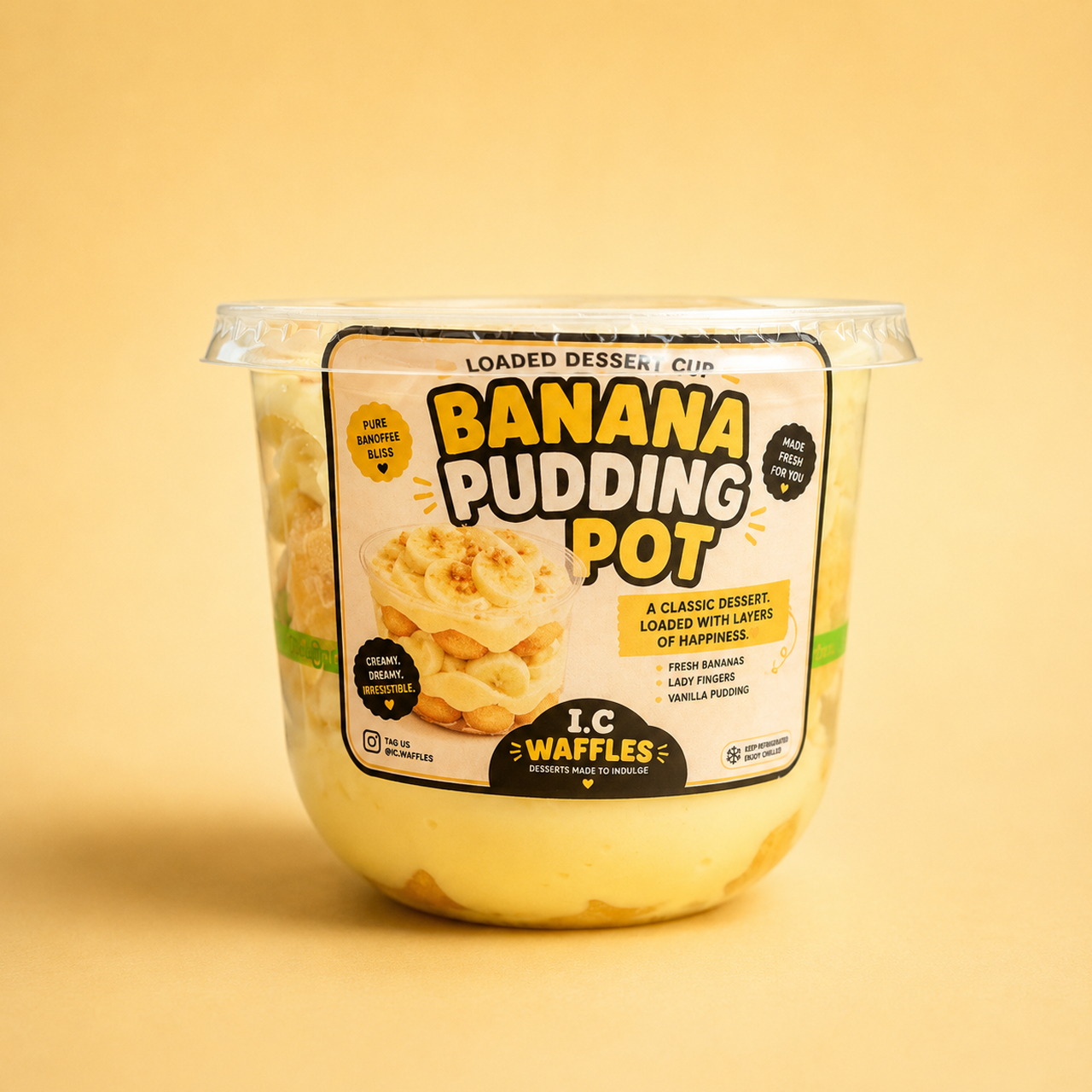 Banana Pudding Dessert Pot