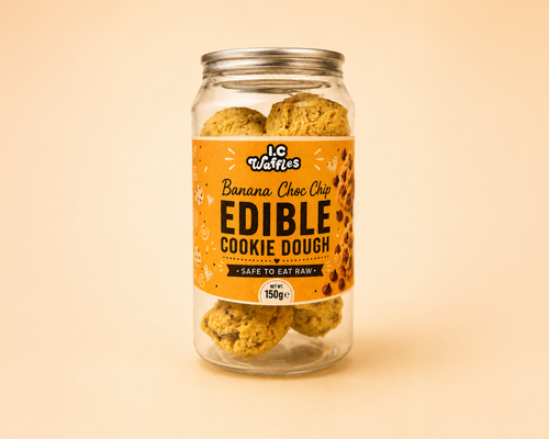 Banana Choc Chip Edible Cookie Dessert Dough Can