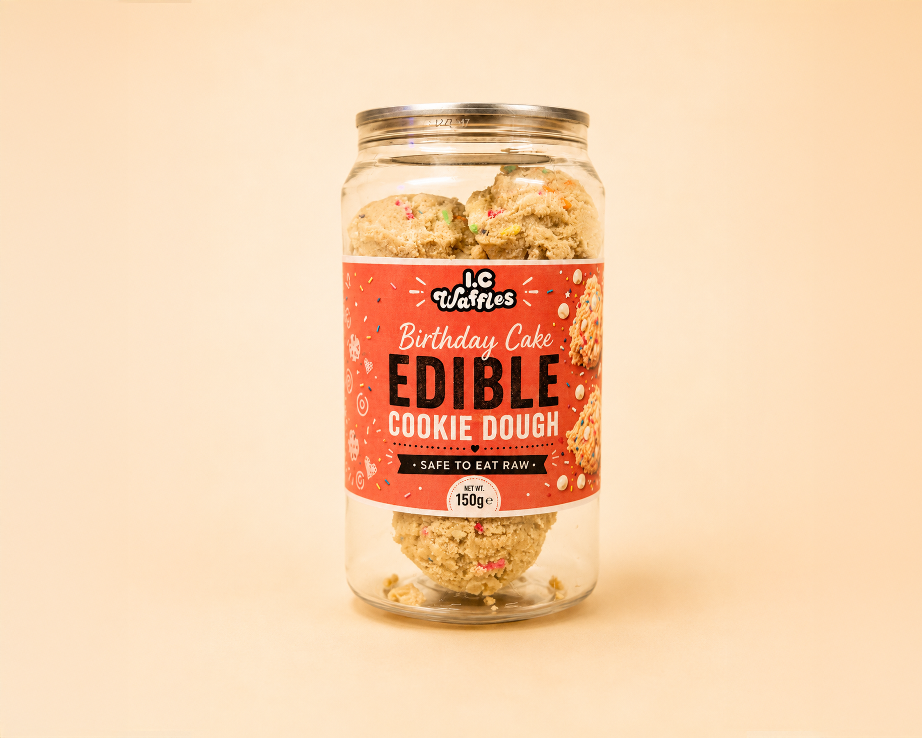 Birthday Cake Edible Cookie Dough Dessert Can