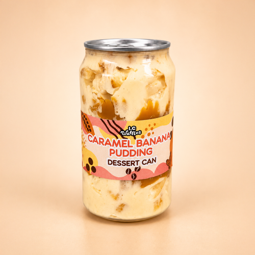 Caramel Banana Pudding Dessert Can