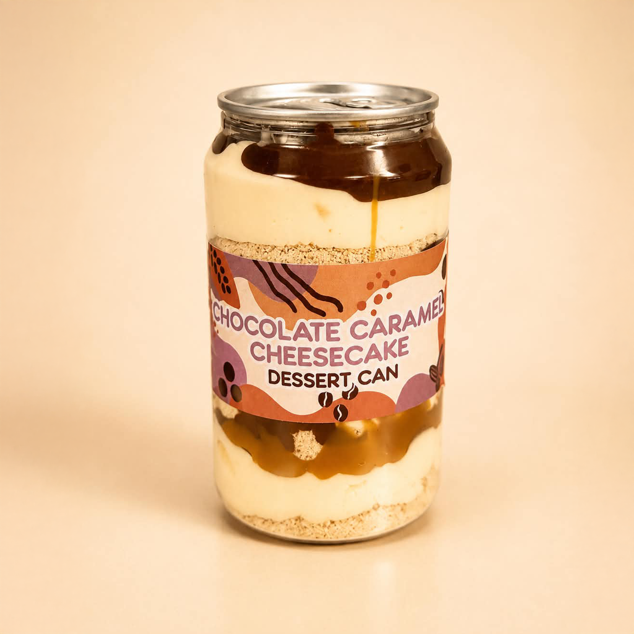 Chocolate Caramel Cheesecake Dessert Can I.C Waffles