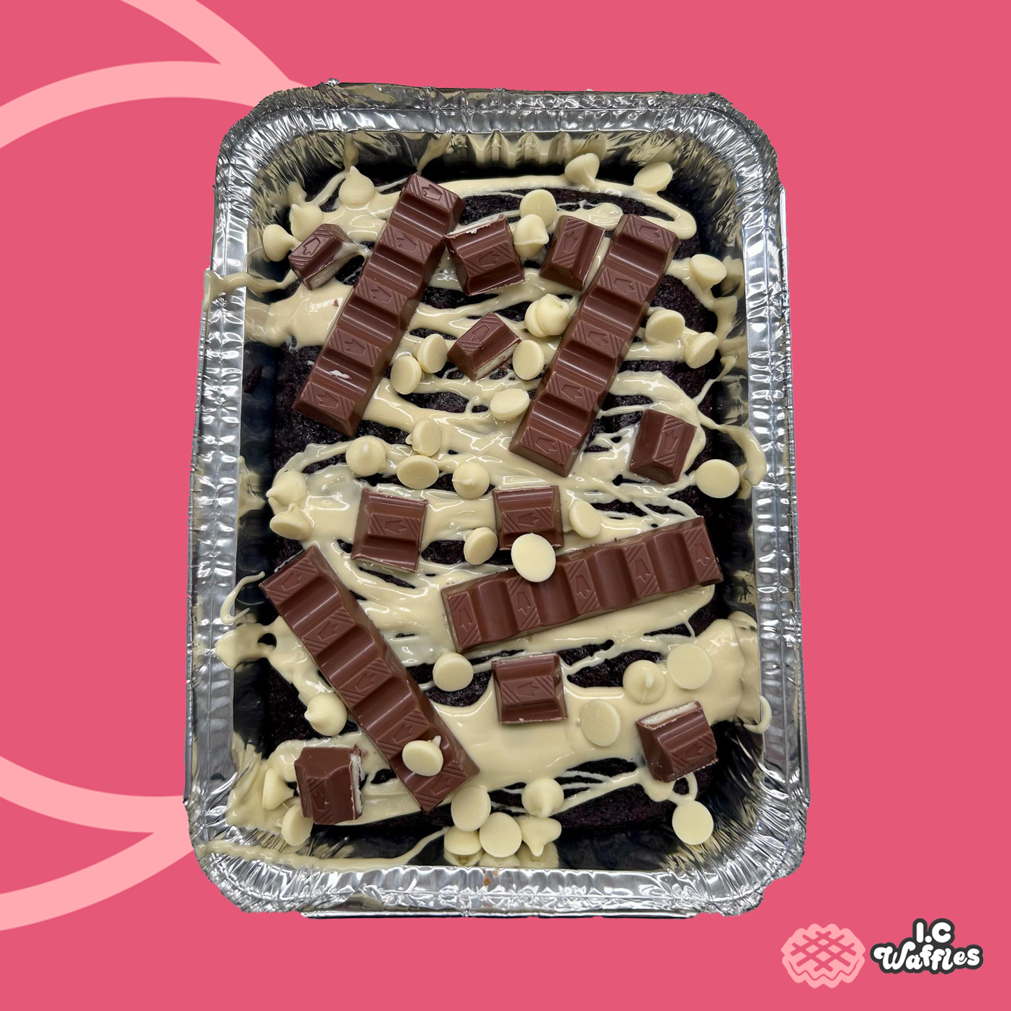 Kinder Brownie Slab