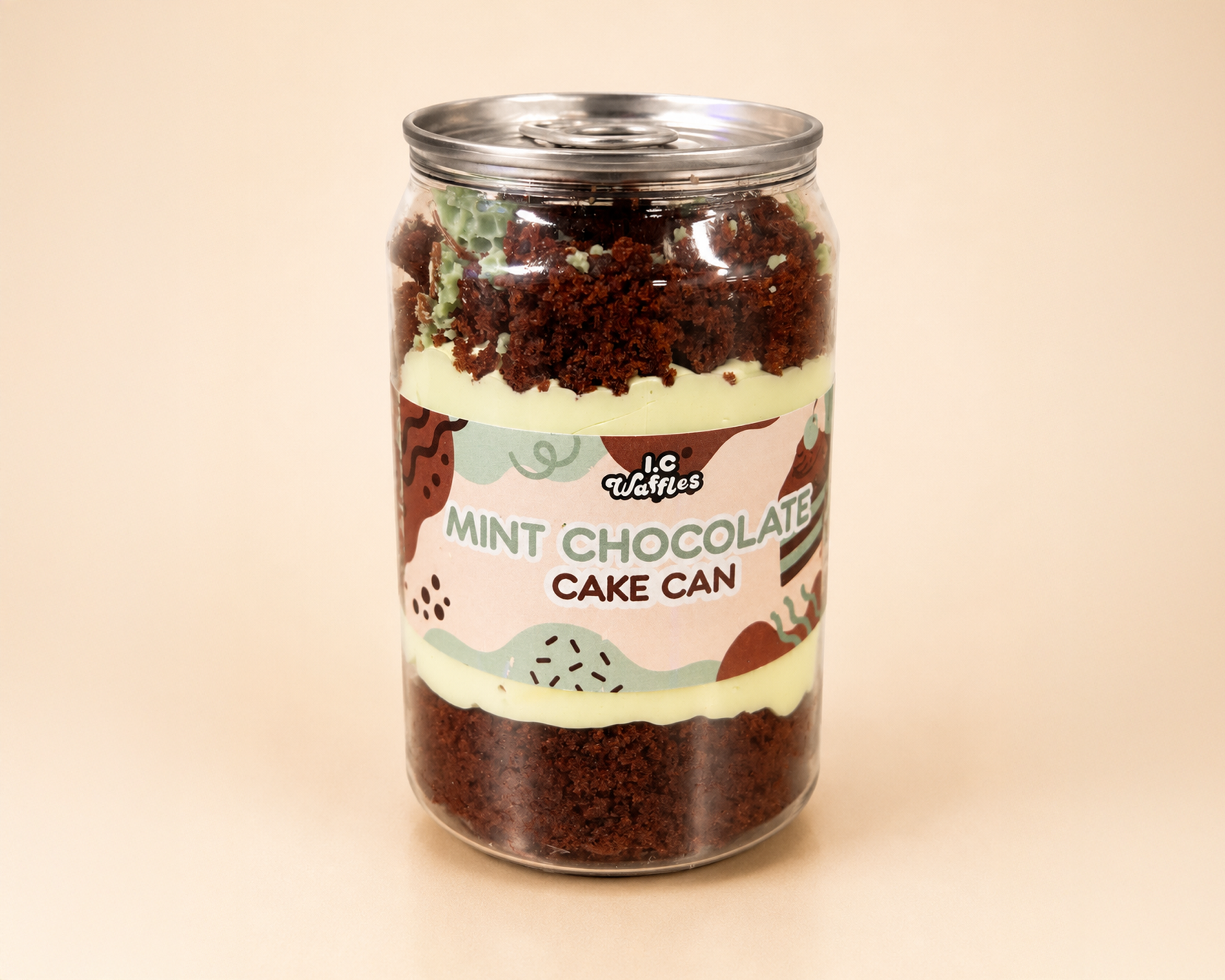 Mint Chocolate Cake Dessert Can