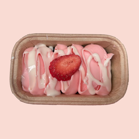 Strawberry Brownie Boat