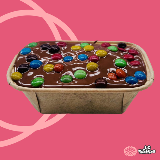 MnM Brownie Boat