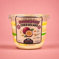 Passionfruit Layered Cheesecake Pot