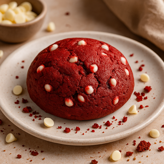 Red Velvet Chunky Cookies
