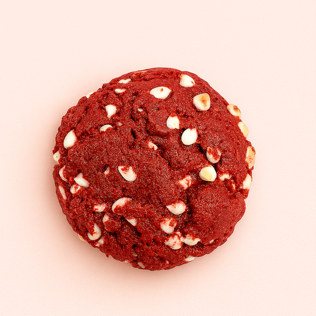 Red Velvet Stuffed Cookies