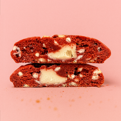 Red Velvet Chunky Cookies
