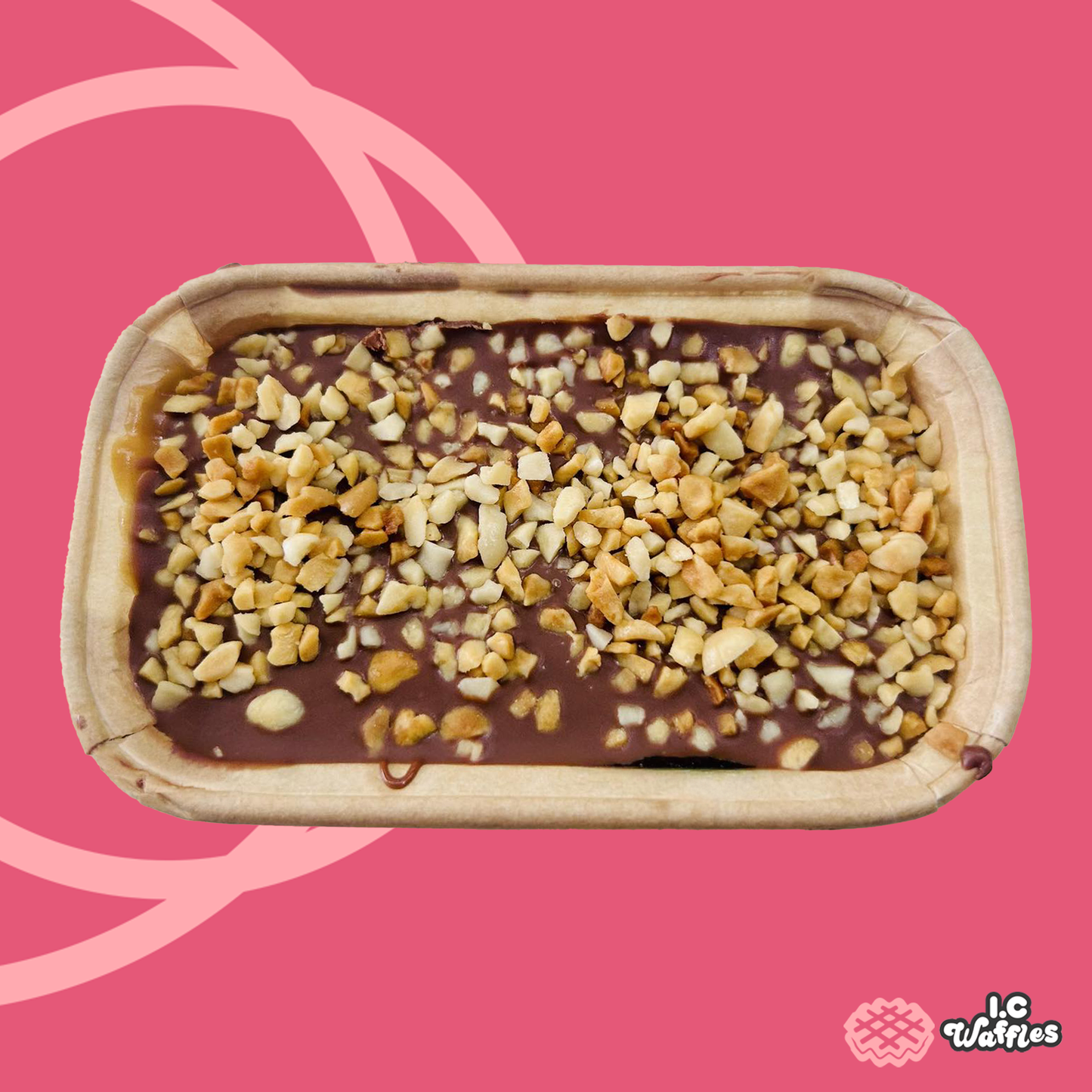 Snickers Brownie Boat I.C Waffles Tauranga New Zealand