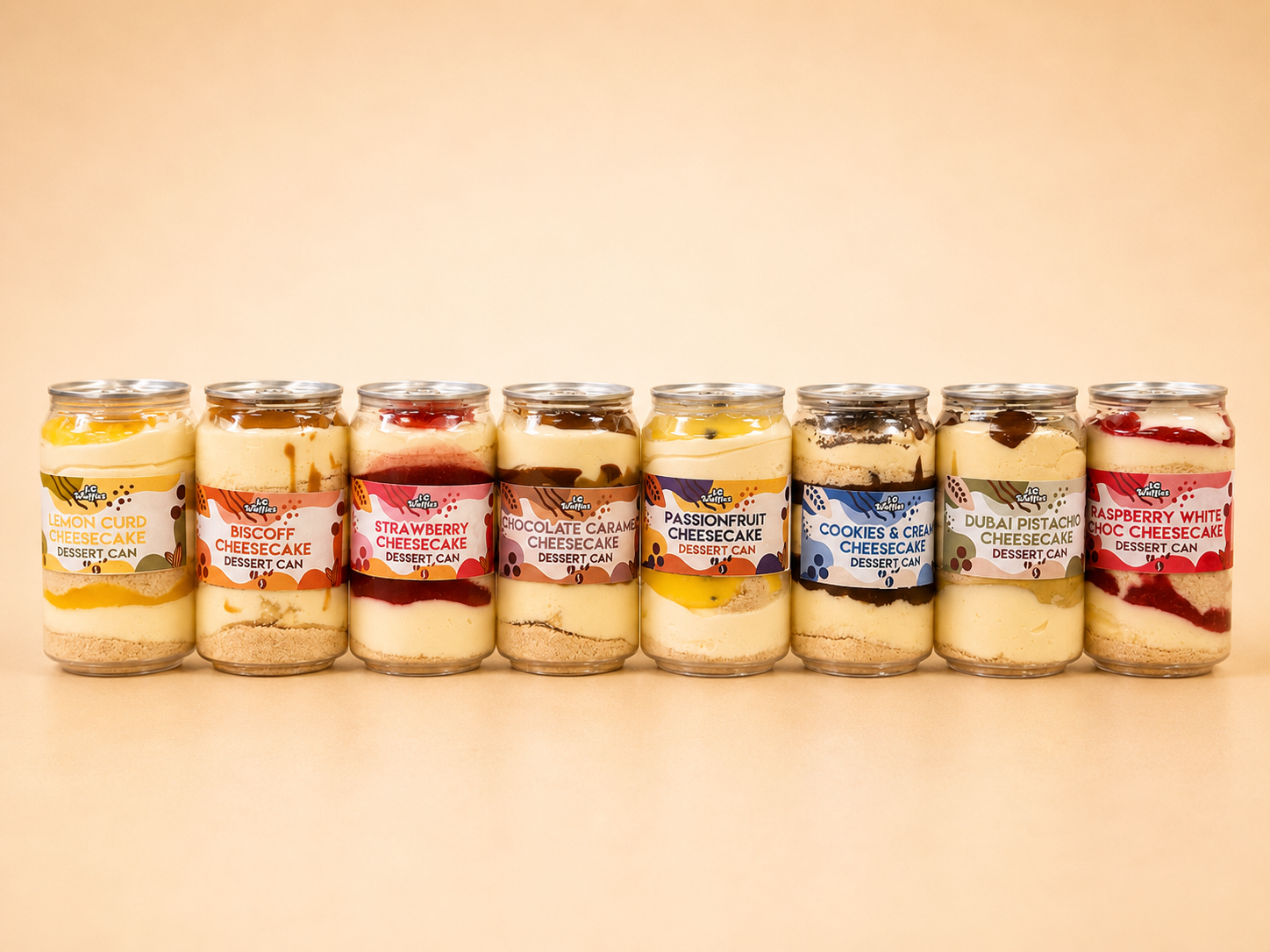 I.C Waffles cheesecake dessert cans